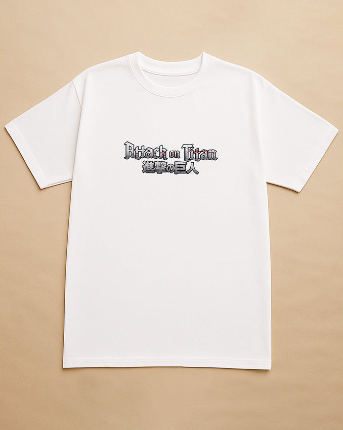 Attack on Titan White T-shirt