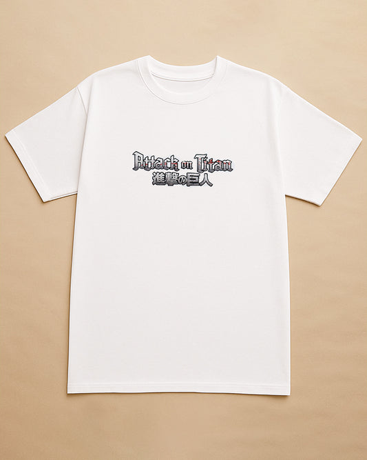 Attack on Titan White T-shirt